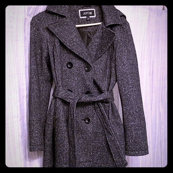 Apt. 9 Jackets & Blazers - Apt 9 Charcoal Grey Coat